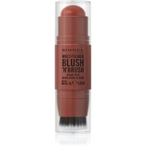 Rimmel Multi-Tasker Blush'N'brush tvářenka v tyčince se štětcem odstín 350 Roasted Peach 8 g obraz