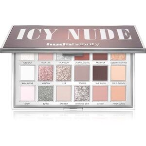 Huda Beauty Icy Nude paleta očních stínů 18 barev 16.1 g obraz