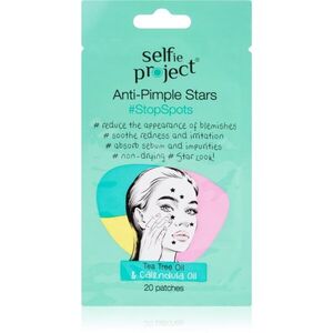 Selfie Project Anti-Pimple Stars náplasti na problematickou pleť s Tea Tree oil 20 ks obraz