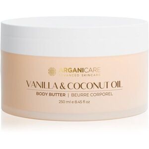 Arganicare Body Butter Vanilla & Coconut Oil tělové máslo s kokosovým olejem 250 ml obraz