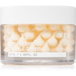 VT Cosmetics Rice Ceramide Capsule Cream rozjasňující hydratační krém pro posílení pleťové bariéry 50 ml obraz