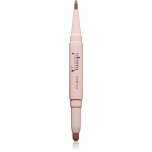 PUPA Milano Vamp! Creamy Duo rtěnka a konturovací tužka na rty 2 v 1 odstín 001 Fair Nude 0.8 g obraz