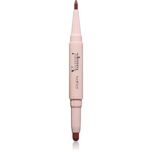 PUPA Milano Vamp! Creamy Duo rtěnka a konturovací tužka na rty 2 v 1 odstín 020 Brown Nude 0.8 g obraz