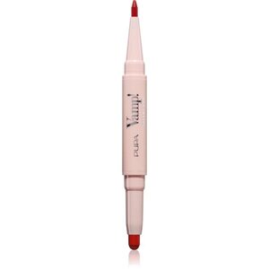 PUPA Milano Vamp! Creamy Duo rtěnka a konturovací tužka na rty 2 v 1 odstín 011 - Orange Red 0.8 g obraz