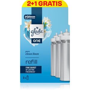 GLADE ONE Pure Clean Linen náhradní náplň do osvěžovače vzduchu 3x10 ml obraz