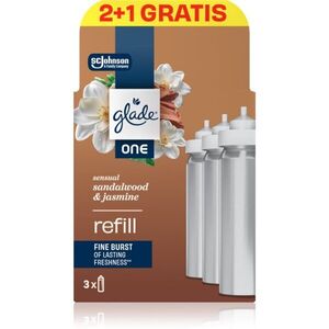 GLADE ONE Sensual Sandalwood & Jasmine náhradní náplň do osvěžovače vzduchu 3x10 ml obraz