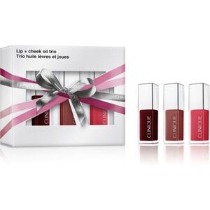 Clinique Holiday Lip + Cheek Oil Trio Set dárková sada na rty obraz
