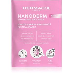 Dermacol Nanoderm suchá nanovlákenná omlazující pleťová maska 1.8 g obraz