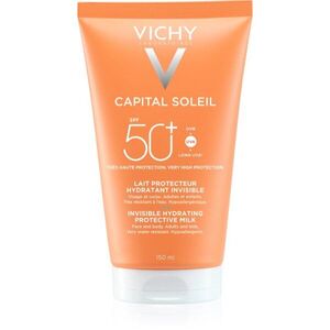 Vichy Capital Soleil Invisible Hydrating Protective Milk ochranné mléko na obličej a tělo SPF 50+ 150 ml obraz