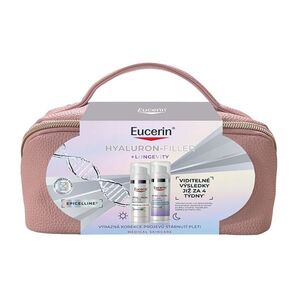 EUCERIN Vánoční kazeta Hyaluron-Filler Denní SPF30 & Noční 50 ml + 50 ml obraz