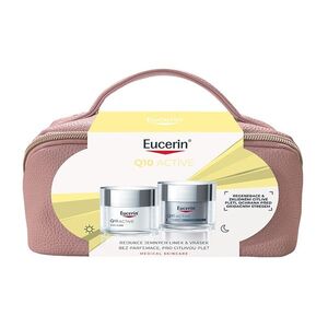 EUCERIN Vánoční kazeta Q10 Active Denní & Noční krém 50 ml + 50 ml obraz