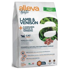 ALLEVA Holistic Adult Lamb&Venison granule pro kočky 1, 5 kg obraz