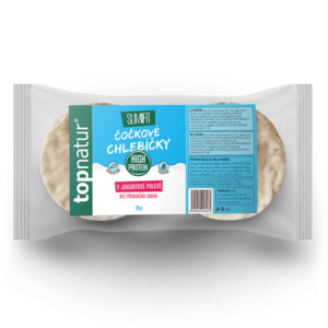 TOPNATUR Čočkové chlebíčky jogurtová poleva 70 g obraz