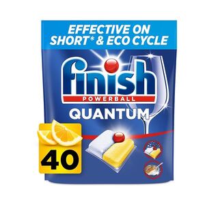FINISH Quantum All in 1 kapsle do myčky nádobí Lemon 40 ks obraz