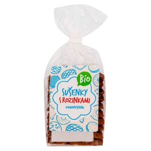 COUNTRY LIFE Sušenky s rozinkami BIO 230 g obraz