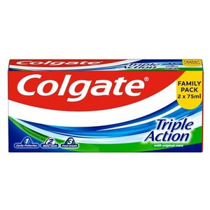COLGATE Zubní pasta Triple Action 2 x 75 ml obraz