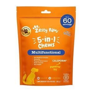 ZESTY PAWS Chews pro psy 5v1 s probiotikem 60 tablet obraz