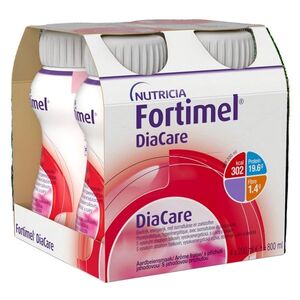 FORTIMEL DiaCare s příchutí jahoda 4 x 200 ml obraz