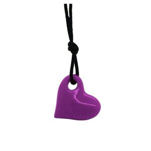JELLYSTONE Uklidňující přívěsek srdíčko hroznově fialový obraz