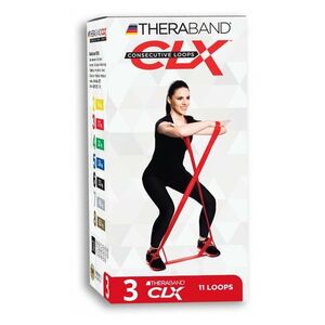 THERA-BAND CLX středně silný červený obraz