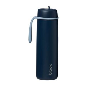 B.BOX Nerezová termolahev s brčkem midnight 690 ml obraz