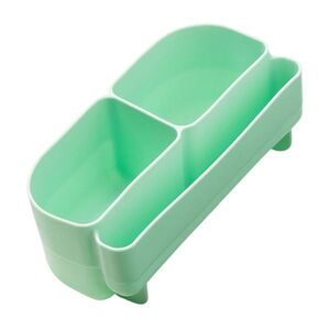 B.BOX Silikonový organizér do středního svačinového boxu zelený 450 ml obraz