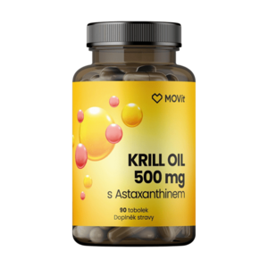 MOVIT ENERGY Omega Krill Oil 500 mg s Astaxanthinem 90 tobolek obraz