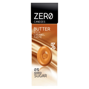 ZERO CANDIES Butter candies 0% smetanové bonbóny 32 g obraz