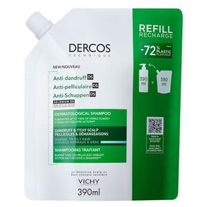 VICHY Dercos Šampon proti lupům mastné vlasy - náhradní náplň 390ml obraz