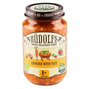 RUDOLFS Bio lasagne s hovězím masem 8m+ 190 g obraz