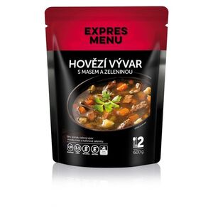EXPRES MENU Hovězí vývar se zeleninou 2 porce obraz