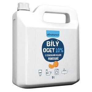 Allnature Bílý ocet 10 % s vůní pomeranče 5 l obraz