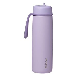 B.BOX Nerezová termolahev s brčkem lilac love 690 ml obraz