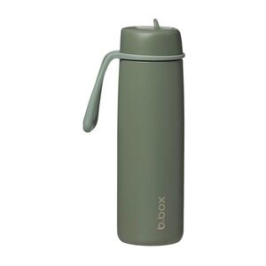 B.BOX Nerezová termolahev s brčkem olive 690 ml obraz