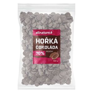 ALLNATURE Hořká čokoláda 70% 500 g obraz
