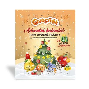 OVOCŇÁK Adventní kalendář mix ovocných plátků s překvapením 240 g obraz