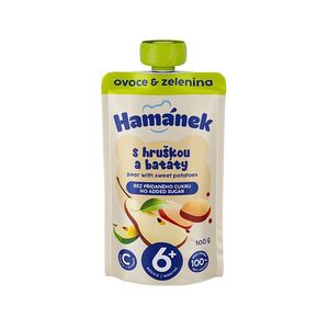 HAMÁNEK Jablko s hruškou a batáty 6m+ 100 g obraz