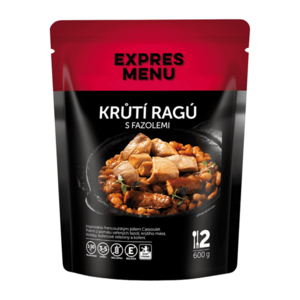 EXPRES MENU Krůtí ragů s fazolemi 2 porce obraz