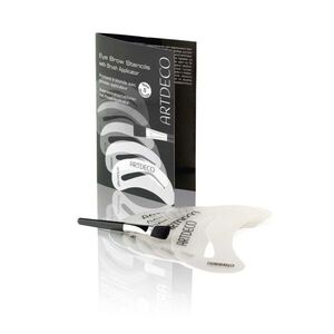 ARTDECO Eyebrow Stencils With Brush Aplicator šablony na obočí 5 ks obraz