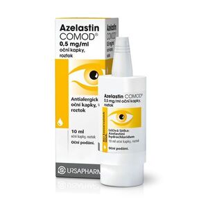 Azelastin Comod 0, 5 mg/ml oční kapky, roztok 10 ml obraz
