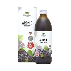 Ekomedica Aronie Černý jeřáb 100% šťáva 500 ml obraz