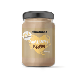 Allnature Arašídový krém bílá čokoláda 920 g obraz