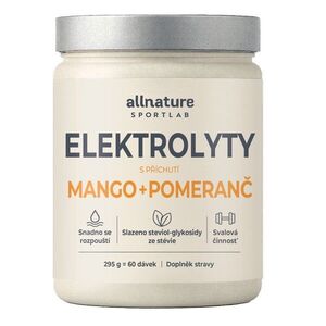 Allnature Sportlab Elektrolyty mango + pomeranč 295 g obraz