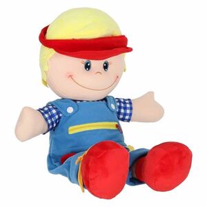 TULIMI Montessori látková panenka Maxík – senzorická mazlící panenka, 46cm, XXL obraz
