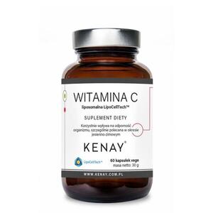 Kenay Vitamin C liposomální LipoCellTech 500 mg 60 kapslí obraz