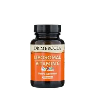 Dr. Mercola Liposomální vitamin C pro děti 30 kapslí obraz