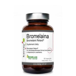 Kenay Bromelain Bromelami Retard 2500 GDU 60 kapslí obraz