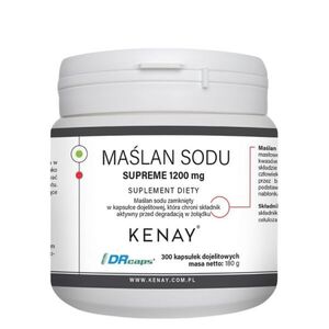 Kenay Butyrát sodný Supreme 1200 mg 300 kapslí obraz
