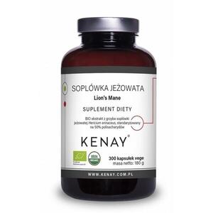 Kenay Hericium erinaceus lion's mane bio 300 kapslí obraz