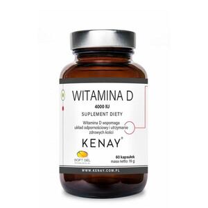 Kenay Vitamin D3 4000 IU 60 kapslí obraz